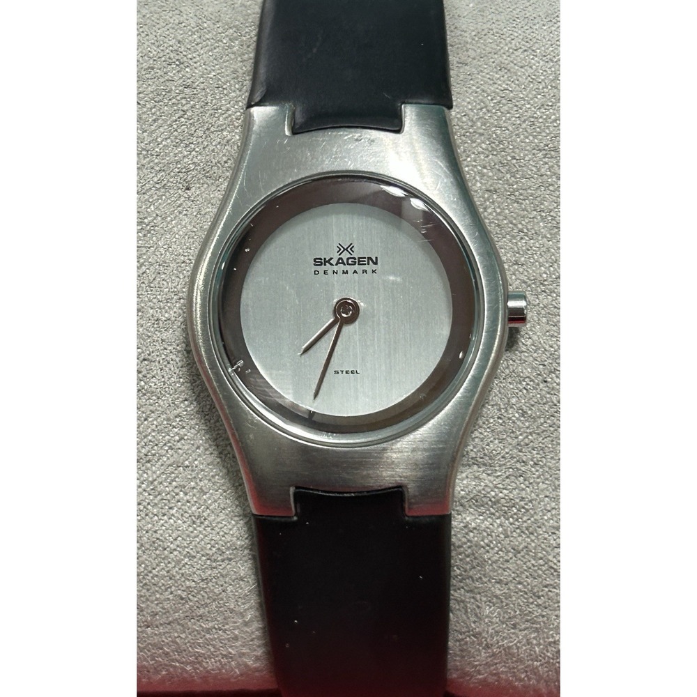 Skagen Womens 235SSR Quartz Watch‎ Original Band New Battery